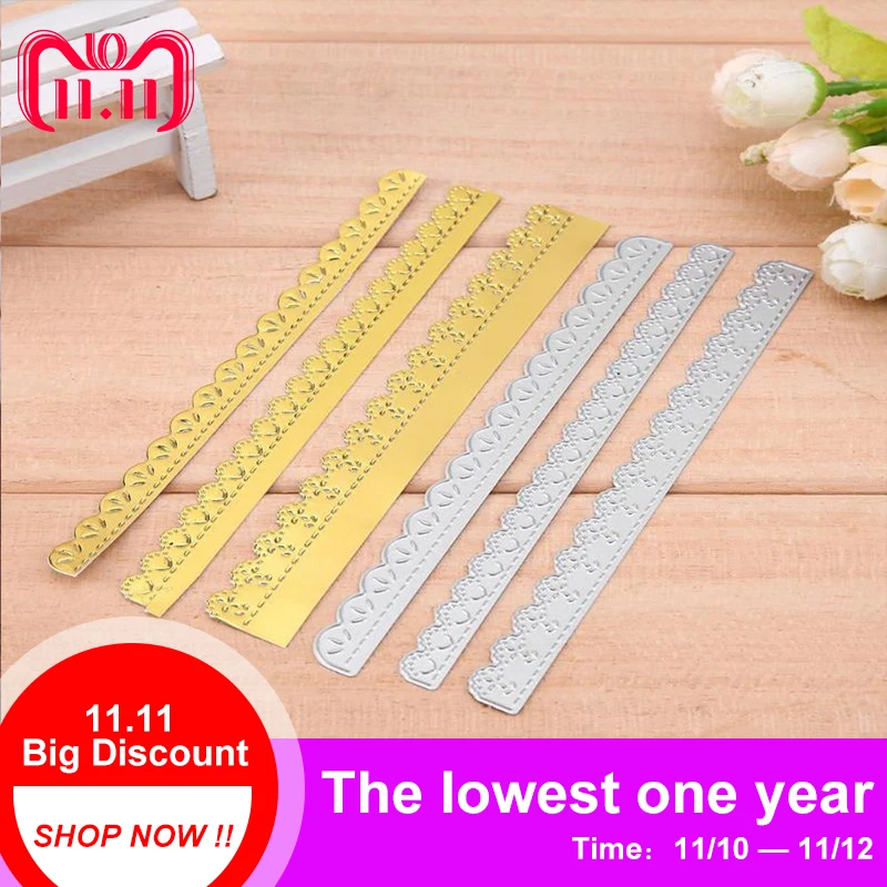 3pcs/set Lace Decorative Cards Edges Cutting Dies Stencils Scrapbook Embossing DIY Craft Album Paper Cards Deco Crafts Die Cuts
3pcs/set Lace Decorative Cards Edges Cutting Dies Stencils Scrapbook Embossing DIY Craft Album Paper Cards Deco Crafts Die Cuts