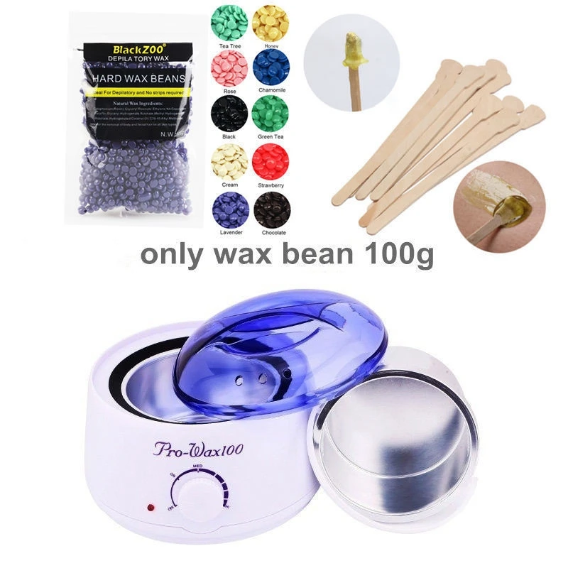 Portable Electric Hair Removal Hot Wax Warmer Kit Wax Heater Machine(550cc) +Hard Wax Beans 100g+ Wax Applicator Sticks 10PCS
Portable Electric Hair Removal Hot Wax Warmer Kit Wax Heater Machine(550cc) +Hard Wax Beans 100g+ Wax Applicator Sticks 10PCS