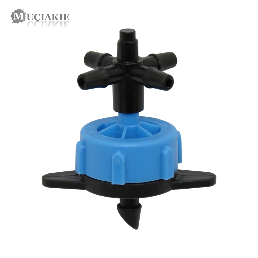MUCIAKIE 5PCS Irrigation 8L Dripper 4-Way Cross Connector Arrow Adapter Dropper Pressure Compensating Emitter Water Regulator
MUCIAKIE 5PCS Irrigation 8L Dripper 4-Way Cross Connector Arrow Adapter Dropper Pressure Compensating Emitter Water Regulator