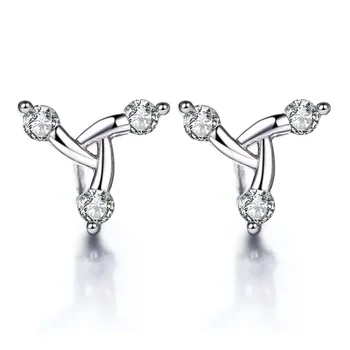 100% 925 sterling silver high quality shiny crystal ladies' stud earrings women wholesale jewelry birthday gift drop shipping
100% 925 sterling silver high quality shiny crystal ladies' stud earrings women wholesale jewelry birthday gift drop shipping