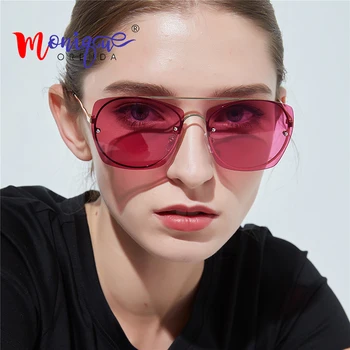 Sunglasses Vintage Rimless Pilot Sunglasses Women/Men Retro Ocean Lens Brand Designer Aviation Mirror Sun Glasses Female 
Sunglasses Vintage Rimless Pilot Sunglasses Women/Men Retro Ocean Lens Brand Designer Aviation Mirror Sun Glasses Female