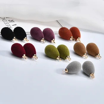 Wholsale 50pcs gold tone alloy round caps decorated waterdrop velvet jewelry charms diy jewelry findings ornament pendant charm
Wholsale 50pcs gold tone alloy round caps decorated waterdrop velvet jewelry charms diy jewelry findings ornament pendant charm