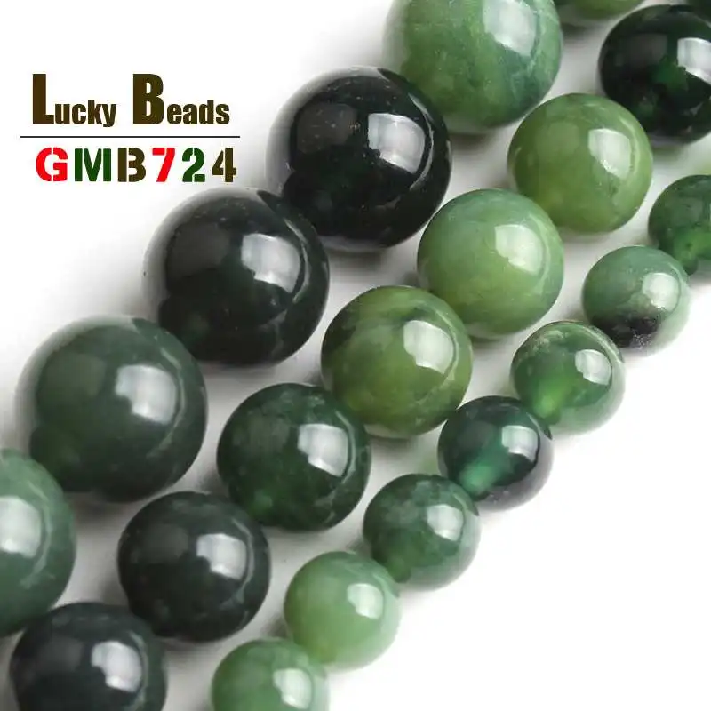 Natural Round Stone Beads Green Jades Loose Beads For Jewelry Making DIY Bracelet Necklace Strands Pick Size 6/8/10mm 15 Inches
Natural Round Stone Beads Green Jades Loose Beads For Jewelry Making DIY Bracelet Necklace Strands Pick Size 6/8/10mm 15 Inches