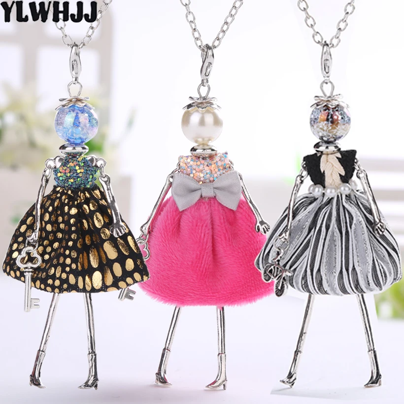 YLWHJJ brand doll cute women necklace & pendant long chain new handmade sweater girls necklace hot fashion Statement jewelry
YLWHJJ brand doll cute women necklace & pendant long chain new handmade sweater girls necklace hot fashion Statement jewelry