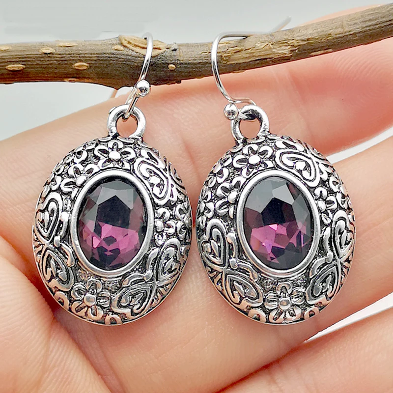 Tisonliz Vintage Korean Purple Crystal Flower Long Dangle Earrings for Women Wedding Statement Drop Earrings Fashion Jewelry
Tisonliz Vintage Korean Purple Crystal Flower Long Dangle Earrings for Women Wedding Statement Drop Earrings Fashion Jewelry
