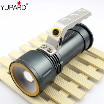 

YUPARD zoomable Flashlight zoom Searchlight Spotlight XM-L2 LED T6 white red light emergency 18650 rechargeable battery