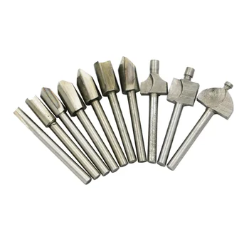 10PCS Router Bits Set 1/8 Inch Mini Shank HSS High Speed Steel Drill Bits Files Rotary Tool For Wooden Cutter Tools
10PCS Router Bits Set 1/8 Inch Mini Shank HSS High Speed Steel Drill Bits Files Rotary Tool For Wooden Cutter Tools