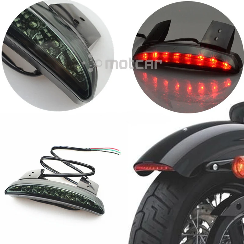 Brand New Motorcycle Smoke Lens Rear Fender Edge LED Tail Light Warning Light Fits For Harley Iron 883 XL883N XL1200N Chopped
Brand New Motorcycle Smoke Lens Rear Fender Edge LED Tail Light Warning Light Fits For Harley Iron 883 XL883N XL1200N Chopped
