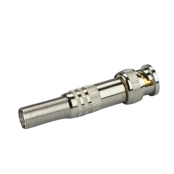 Hot 10 Pcs Solder Less Twist Spring BNC Connector Jack for Coaxial RG59 For CCTV Camera Surveillance Kit System
Hot 10 Pcs Solder Less Twist Spring BNC Connector Jack for Coaxial RG59 For CCTV Camera Surveillance Kit System