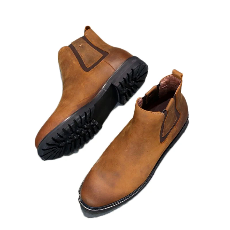 Genuine Leather New Men's Boots 2017 Breathable Waterproof Mens High Top Shoes Shoes With Lace-up Cow Leather Shoe
Genuine Leather New Men's Boots 2017 Breathable Waterproof Mens High Top Shoes Shoes With Lace-up Cow Leather Shoe