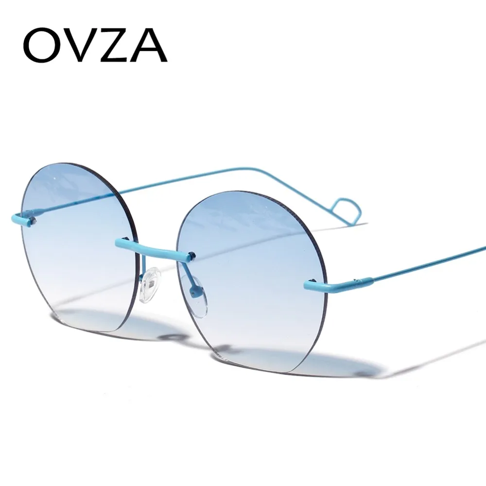 OVZA Big Round Sunglasses for Womens Fashion Gradient Sunglasses Rimless Luxury Glasses Lady Thin Frame S6071
OVZA Big Round Sunglasses for Womens Fashion Gradient Sunglasses Rimless Luxury Glasses Lady Thin Frame S6071