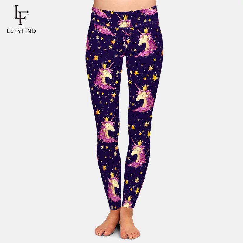LETSFIND Push Up Leggings Fashion 3D Unicorns and Stars Digital Printing High Waist Milk Silk Print Women Comfortable Leggings
LETSFIND Push Up Leggings Fashion 3D Unicorns and Stars Digital Printing High Waist Milk Silk Print Women Comfortable Leggings