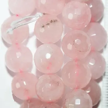 Natural Faceted Rose Quartz beads - Round 10 mm beads, Gemstone Beads - Full Strand 15", 38 beads
Natural Faceted Rose Quartz beads - Round 10 mm beads, Gemstone Beads - Full Strand 15", 38 beads
