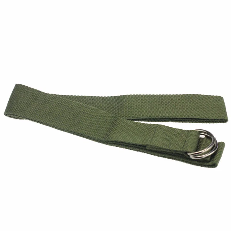 Yoga Stretch Strap D-Ring Buckle Belts Gym Fitness Equipment Women Shaped Weight Loss Tools Durable Cotton Exercise Belts Rope (18)