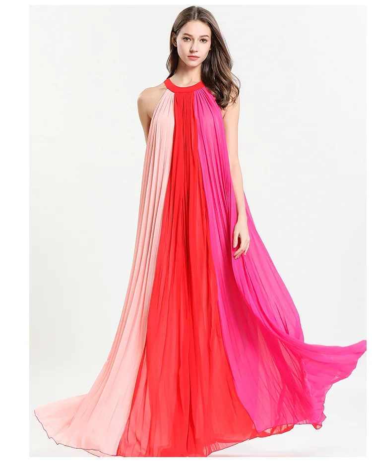FREE SHIPPING spring and summer fashion patchwork pleated loose medium-long plus size women o-neck DRESS IN STOCK
FREE SHIPPING spring and summer fashion patchwork pleated loose medium-long plus size women o-neck DRESS IN STOCK