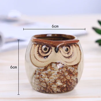 6Pcs/Set Ceramic Owl Pot Succulent Plant Cactus Flower Pot Container Planter Bonsai Pots Dropshipping FAS
6Pcs/Set Ceramic Owl Pot Succulent Plant Cactus Flower Pot Container Planter Bonsai Pots Dropshipping FAS
