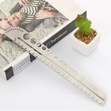 Multifunctional Scale Ruler Stainless Steel Angle Ruler Office Compass Protractor Inner Hexagon EDC Outdoor Measurement Tool
Multifunctional Scale Ruler Stainless Steel Angle Ruler Office Compass Protractor Inner Hexagon EDC Outdoor Measurement Tool