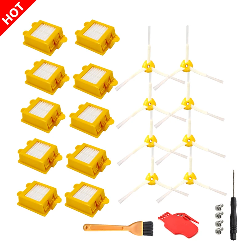 Hepa Filter For iRobot Roomba 700 Series 760 770 780 790 Vacuum Cleaner Spare Part 3 Armed Side Brush Brushes
Hepa Filter For iRobot Roomba 700 Series 760 770 780 790 Vacuum Cleaner Spare Part 3 Armed Side Brush Brushes