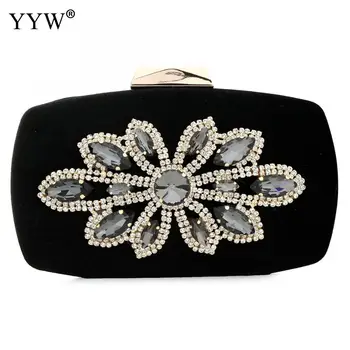 Luxury Women Bags With Rhinestone Evening Party Bag For Female Flower Clutch Lady'S Handbag Famous Brand Chain Crossbody Bag
Luxury Women Bags With Rhinestone Evening Party Bag For Female Flower Clutch Lady'S Handbag Famous Brand Chain Crossbody Bag