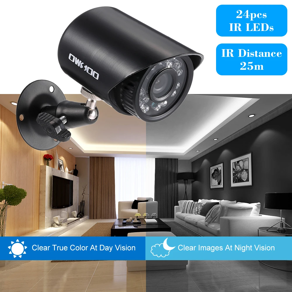 4PCS AHD 720P Waterproof CCTV Camera + 4pcs 60ft Surveillance Cable Audio Record Support IR-CUT Night View for Home Security
4PCS AHD 720P Waterproof CCTV Camera + 4pcs 60ft Surveillance Cable Audio Record Support IR-CUT Night View for Home Security
