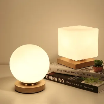 Bedside lamp bedroom study decoration small table lamp glass ball square solid wood bottom night light for gift mx6301410
Bedside lamp bedroom study decoration small table lamp glass ball square solid wood bottom night light for gift mx6301410