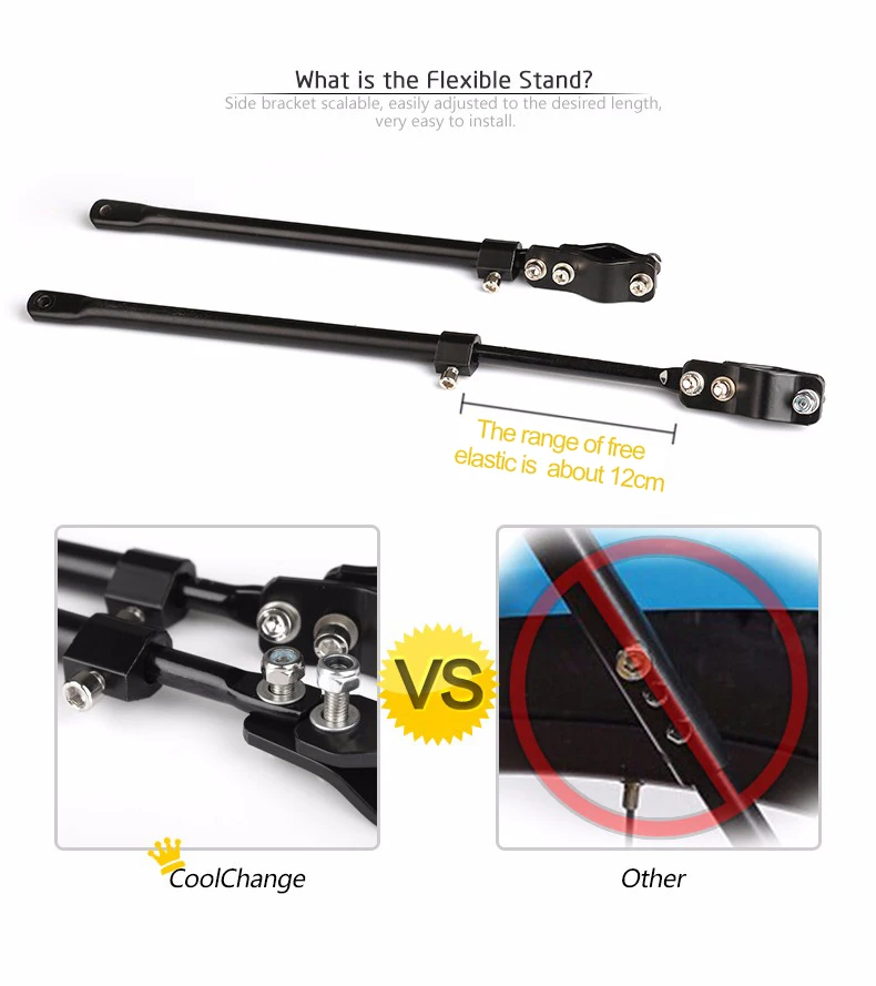 CoolChange Bicycle Accessories Mountain Bike Carrier Cargo Rear Rack Shelf Bicycle Luggage Rack Can Load Cool Change Bicycle Accessories Mountain Bike Carrier Cargo Rear Rack Shelf Bicycle Luggage Rack Can Load