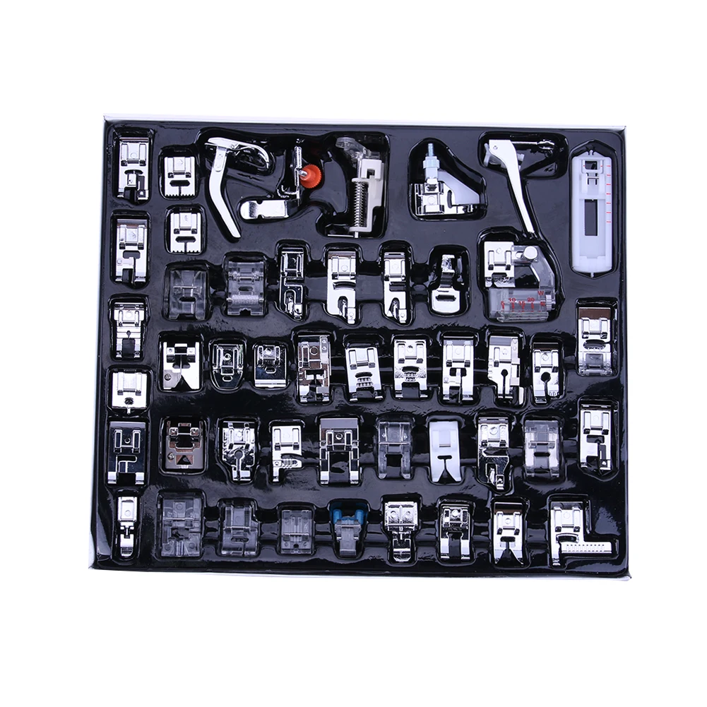 48pcs/set Home/Domestic Sewing tools Feet Presser Sewing useful Machine Foot Sewing Accessories Kits For Brother Singer Janome
48pcs/set Home/Domestic Sewing tools Feet Presser Sewing useful Machine Foot Sewing Accessories Kits For Brother Singer Janome