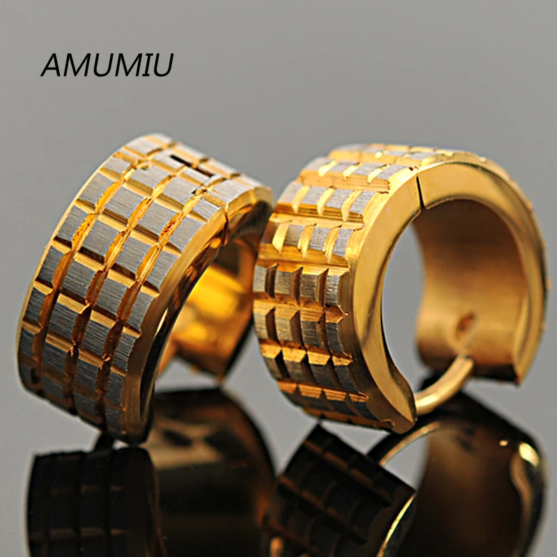 AMUMIU brincos 2020, Little Squares 316l Stainless Steel Men Gold Earrings Stud,HZE008
AMUMIU brincos 2020, Little Squares 316l Stainless Steel Men Gold Earrings Stud,HZE008