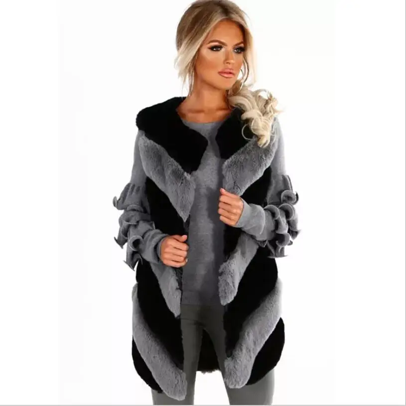 Women Fur Waistcoats Fashion Coats Woman Faux Fur Vest Mid-Length Luxury High quality Fur Vest
Women Fur Waistcoats Fashion Coats Woman Faux Fur Vest Mid-Length Luxury High quality Fur Vest