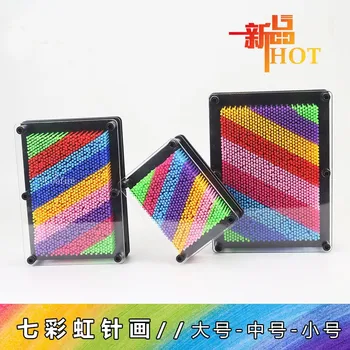 Plastic toy funny game Pinart 3D clone shape rainbow style pin art Shoumo variety colorful needle child get face palm model 1pc
Plastic toy funny game Pinart 3D clone shape rainbow style pin art Shoumo variety colorful needle child get face palm model 1pc