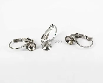 Stainless Steel Clip Hook Earrings Settings Blanks 6mm 8mm 10mm Circle Bezel Pearl Cabochon Base Ear Wire Earrings DIY Findings
Stainless Steel Clip Hook Earrings Settings Blanks 6mm 8mm 10mm Circle Bezel Pearl Cabochon Base Ear Wire Earrings DIY Findings