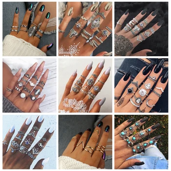 Docona Bohemia Geometric New Fashion Vintage Gold Silver Color Finger Rings Sets For Women Ladies Jewelry Drop Shipping
Docona Bohemia Geometric New Fashion Vintage Gold Silver Color Finger Rings Sets For Women Ladies Jewelry Drop Shipping