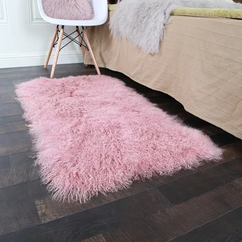 Natural Mogolian sheepskin rug in pink color 60*120cm ,Tibet sheep fur bedside carpet ,curly sheep fur decoration sofa cushion
Natural Mogolian sheepskin rug in pink color 60*120cm ,Tibet sheep fur bedside carpet ,curly sheep fur decoration sofa cushion