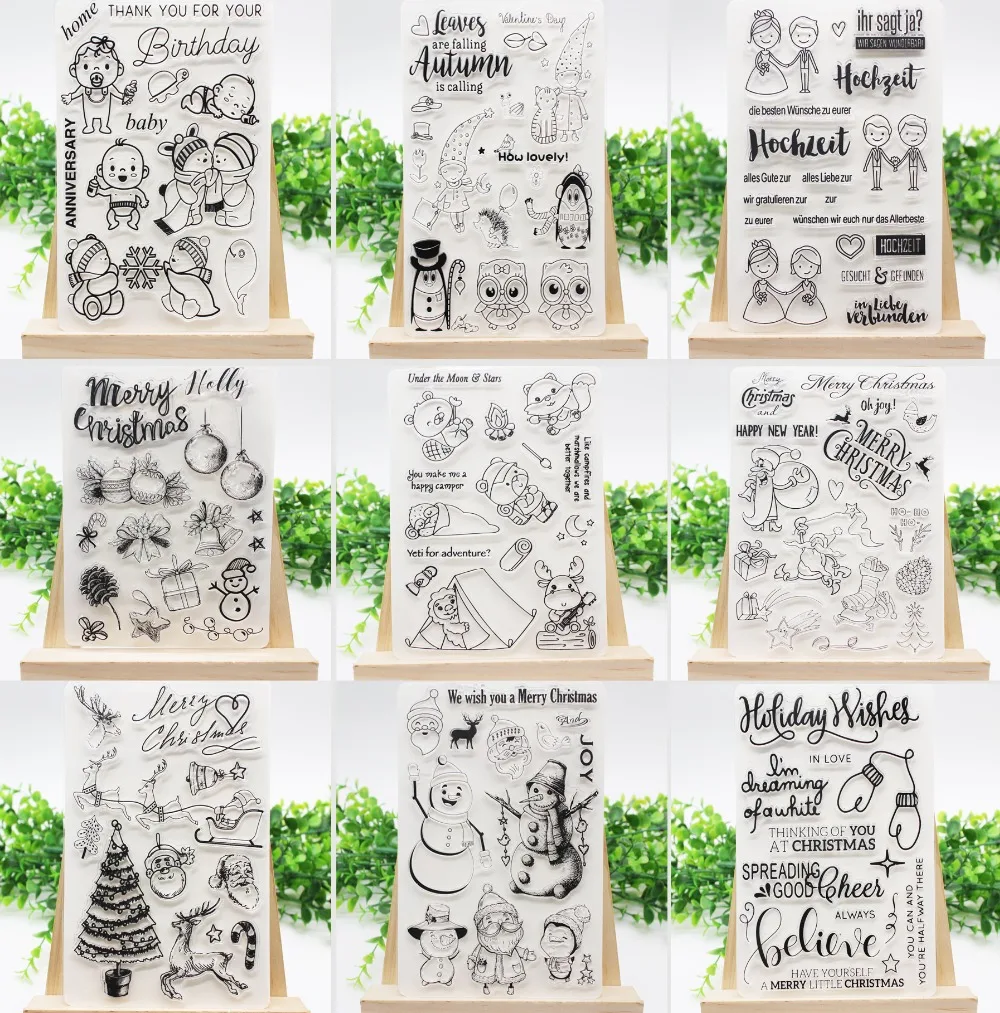 Baby/Cartoon/deer/snowman serise Transparent Clear Stamps/Silicone Seals For DIY Scrapbooking photo album/Card Making/Gift Card
Baby/Cartoon/deer/snowman serise Transparent Clear Stamps/Silicone Seals For DIY Scrapbooking photo album/Card Making/Gift Card