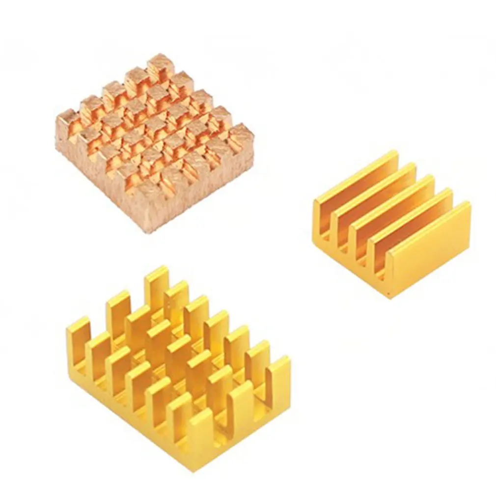 For Raspberry Pi 4 Model B Heat Sink 3pcs Raspberry Pi 4B Copper Cooling Pad Heatsink Radiator Cooling Kit Cooler
For Raspberry Pi 4 Model B Heat Sink 3pcs Raspberry Pi 4B Copper Cooling Pad Heatsink Radiator Cooling Kit Cooler