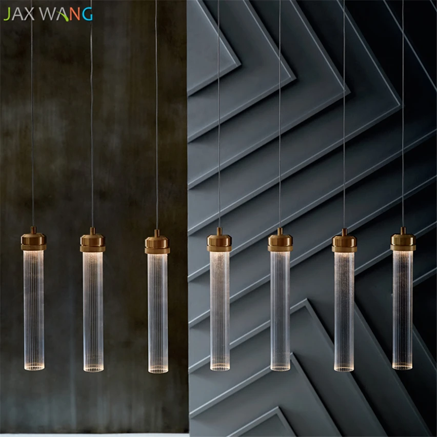 Modern Gold Metal Stripe Round Tube Glass Pendant Lights Led Hanging Lamp Living Room Dining Room Bar Kitchen Lighting Fixtures
Modern Gold Metal Stripe Round Tube Glass Pendant Lights Led Hanging Lamp Living Room Dining Room Bar Kitchen Lighting Fixtures