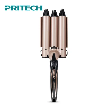 PRITECH 110-220V Professional Hair Curling Iron Ceramic Triple Barrel Hair Curler Hair Waver Styling Tools Hairstyle
PRITECH 110-220V Professional Hair Curling Iron Ceramic Triple Barrel Hair Curler Hair Waver Styling Tools Hairstyle