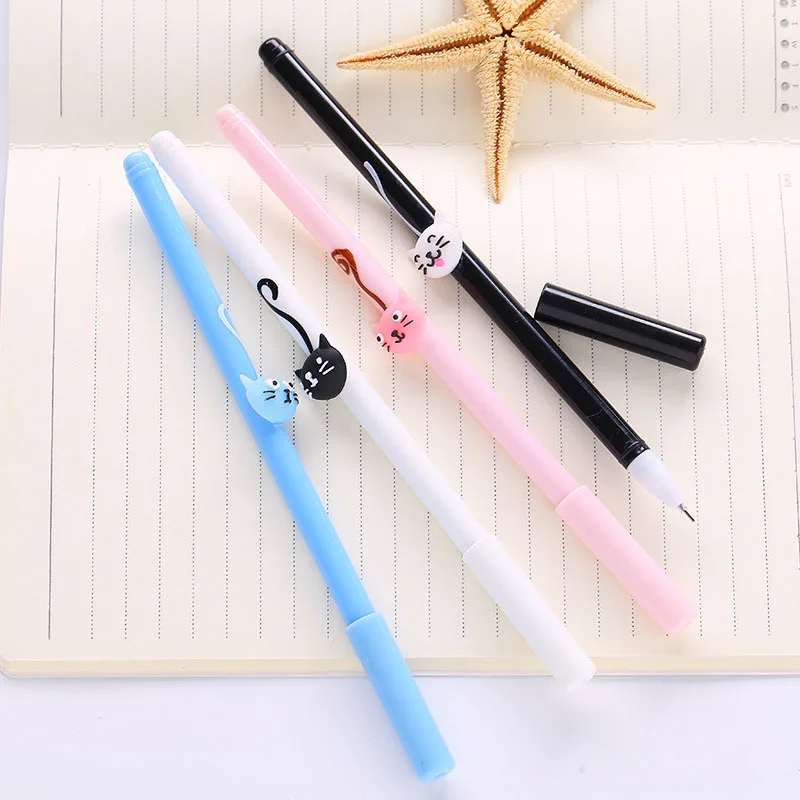 4 PCS Cute Black Ink Cat Gel Pen Kawaii Plastic Korean Stationery Creative Gift School Supplies 0.38mm Cartoon Animal Pen
4 PCS Cute Black Ink Cat Gel Pen Kawaii Plastic Korean Stationery Creative Gift School Supplies 0.38mm Cartoon Animal Pen