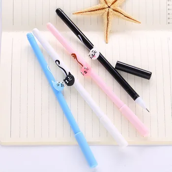 4 PCS Cute Black Ink Cat Gel Pen Kawaii Plastic Korean Stationery Creative Gift School Supplies 0.38mm Cartoon Animal Pen
4 PCS Cute Black Ink Cat Gel Pen Kawaii Plastic Korean Stationery Creative Gift School Supplies 0.38mm Cartoon Animal Pen