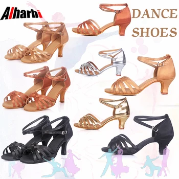 Alharb New Latin Dance Shoes For Women Girls Tango Salsa Ballroom Dance Shoes High Heels Soft Dancing Shoes 4/5/7cm Heel
Alharb New Latin Dance Shoes For Women Girls Tango Salsa Ballroom Dance Shoes High Heels Soft Dancing Shoes 4/5/7cm Heel