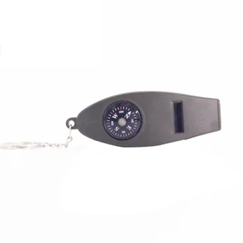 Portable Multi Functional Survival Whistle ABS Plastic Compass Thermometer Magnifying Keychain Tool
Portable Multi Functional Survival Whistle ABS Plastic Compass Thermometer Magnifying Keychain Tool