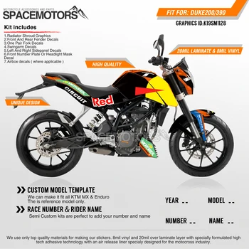 MotoSpace Customized Team Graphics Backgrounds Decals 3M Custom Stickers For KTM DUKE 390 2011-2016 2017-2019 128
MotoSpace Customized Team Graphics Backgrounds Decals 3M Custom Stickers For KTM DUKE 390 2011-2016 2017-2019 128