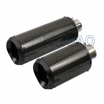 Inlet: 51MM 61MM Motorcycle Exhaust Muffler Universal Carbon Fiber Modified Scooter Motorbike Exhaust Pipe AR008
Inlet: 51MM 61MM Motorcycle Exhaust Muffler Universal Carbon Fiber Modified Scooter Motorbike Exhaust Pipe AR008