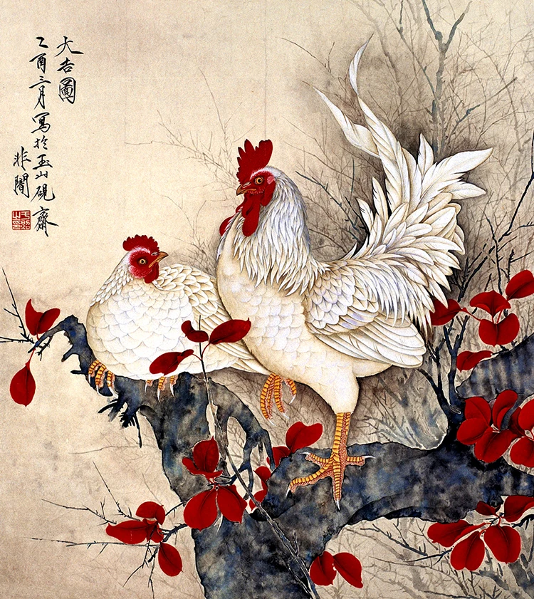 DIY 100% Mulberry Silk Suzhou Embroidery Sets Printed Patterns Needlework Kits,cock 30*33cm
DIY 100% Mulberry Silk Suzhou Embroidery Sets Printed Patterns Needlework Kits,cock 30*33cm