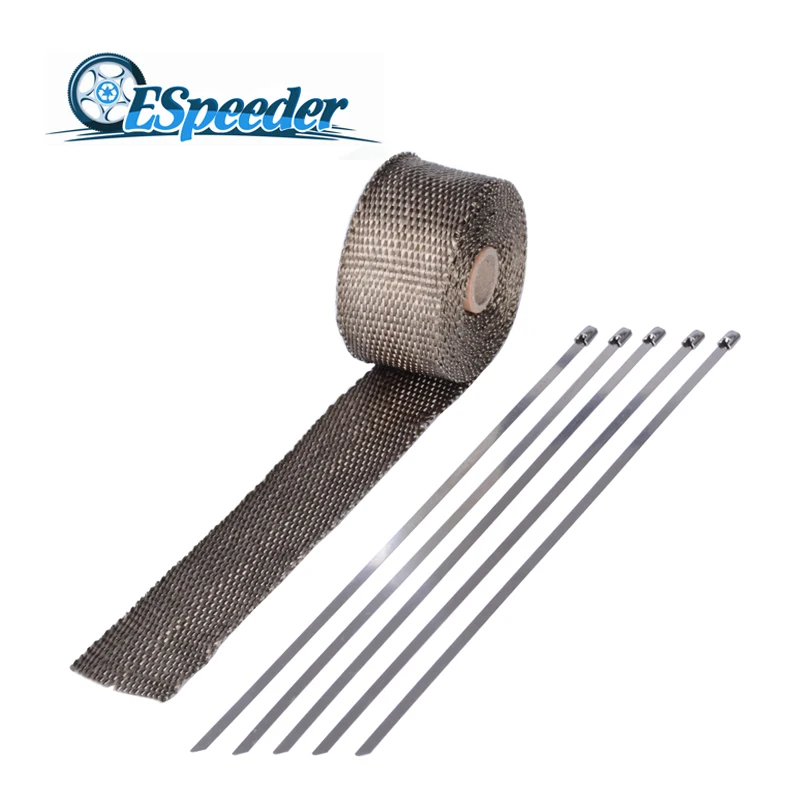 Auto 5mX50mmX1.5mm Exhaust Pipe Header Heat Fiberglass Wrap Resistant Downpipe 5 Stainless Steel Ties Fit Car Motorcycle Parts
Auto 5mX50mmX1.5mm Exhaust Pipe Header Heat Fiberglass Wrap Resistant Downpipe 5 Stainless Steel Ties Fit Car Motorcycle Parts