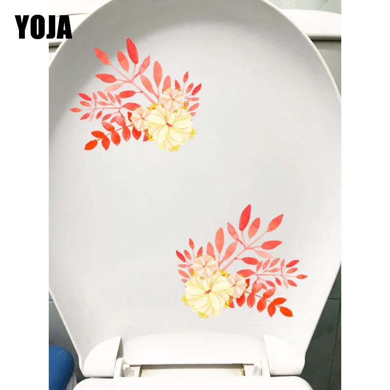 YOJA 17.2*14.8CM 2X Flower Room Decor Home Wall Toilet Seat Sticker Decals Decoration T1-0370
YOJA 17.2*14.8CM 2X Flower Room Decor Home Wall Toilet Seat Sticker Decals Decoration T1-0370