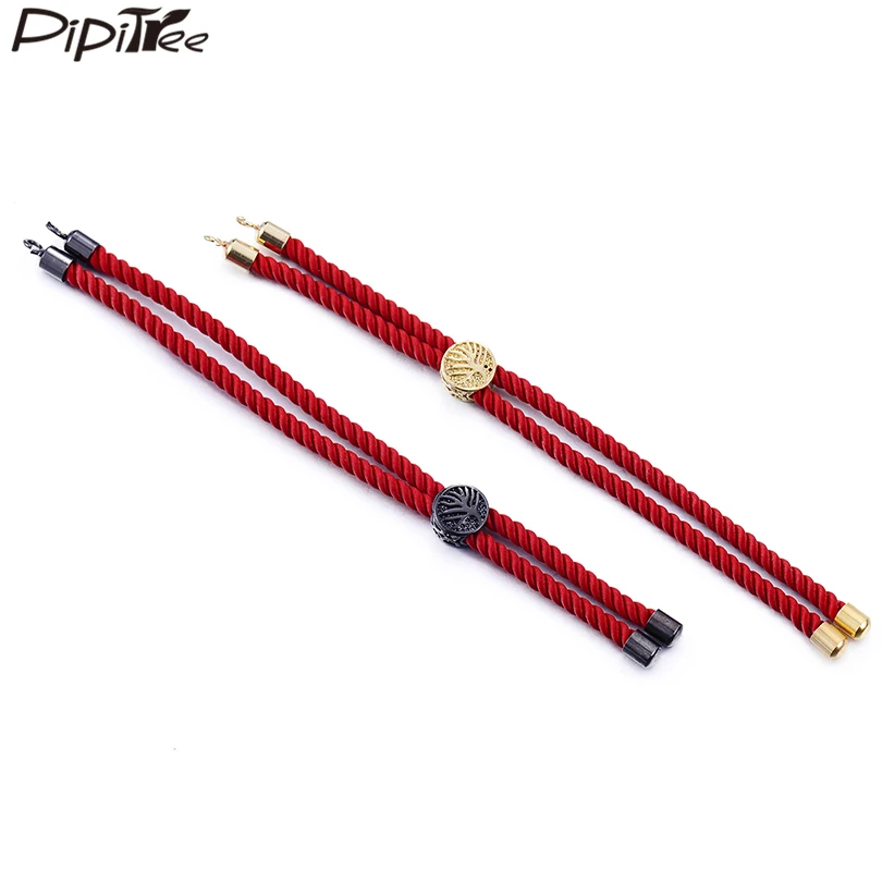 Pipitree Red String Woven Rope Chain with Life Tree Slider Adjustable Braided Charm Bracelet Chain Copper Jewelry Accessories
Pipitree Red String Woven Rope Chain with Life Tree Slider Adjustable Braided Charm Bracelet Chain Copper Jewelry Accessories