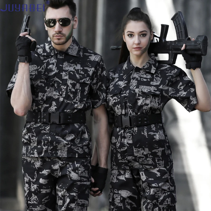 Army Tactical Military Uniform Camouflage Short-sleeved Shirt + Trousers Men's Summer Special Forces Field Training Wear Suit
Army Tactical Military Uniform Camouflage Short-sleeved Shirt + Trousers Men's Summer Special Forces Field Training Wear Suit