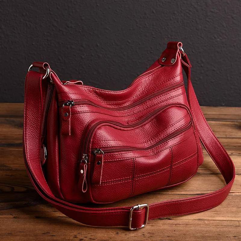 new soft Vintage Women's PU Leather Handbags High Quality Female Single Shoulder Bags Solid Multi-pocket Ladies Totes Sac a Main
new soft Vintage Women's PU Leather Handbags High Quality Female Single Shoulder Bags Solid Multi-pocket Ladies Totes Sac a Main