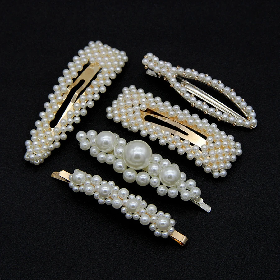 Fashion Pearl Hair Clip Hairband for Women Comb Bobby Pin Barrette Snap Headdres Barrette Stick Hairpin Hair Styling Accessories
Fashion Pearl Hair Clip Hairband for Women Comb Bobby Pin Barrette Snap Headdres Barrette Stick Hairpin Hair Styling Accessories